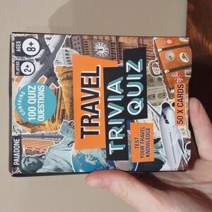 Travel trivia, 50 cards, test your travel knowledge